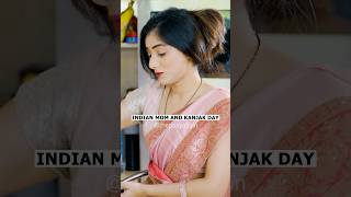 Indian Mom and Kanjak Day  Every Navratri Ever shorts [upl. by Shuma]