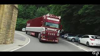 🚚💨 SCANIA R560 V8  TRANSPORT PIERRARD 2 [upl. by Aihsekyw277]