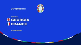 Euro 2024 Georgia v France Semi Final match 12 euro24 euro2024 [upl. by Allez]