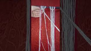 Macrame wall hanging 😉❤️ macrame wallhanging diy fyp foryou craft macramepattern [upl. by Sitruc414]