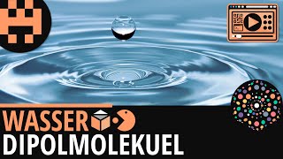 Wasser Dipolmolekül│Chemie Lernvideo Learning Level Up [upl. by Inait]