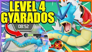 Record GYARADOS EVOLUTION at LEVEL 4 in just 1 Minute and 8 Seconds  Pokemon Unite [upl. by Schweiker]