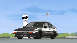 FR LEGENDS DRIFT PARK ROUTE B AE86 [upl. by German82]