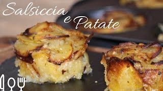 Patate al Forno con Salsiccia e Mozzarella [upl. by Miksen966]