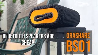 Orashare BS01 Overview  A Small Punchy Bluetooth Speaker [upl. by Inatirb]