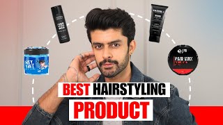 BEST HAIRSTYLING PRODUCTS FOR INDIAN MEN 2024  BEST HAIR WAX HAIR SPRAY  HAIR STYLING MEN [upl. by Hazel]