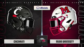 Cincinnati Bearcats  Miami University RedHawks  Full Game Simulation  College Football 25 [upl. by Childers]