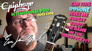 2021 Epiphone SG Traditional Pro Quick Look [upl. by Phia411]