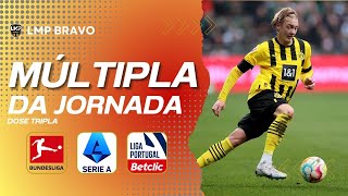 Múltiplas para as jornadas da Bundesliga Serie A e Liga Portugal [upl. by Towland]