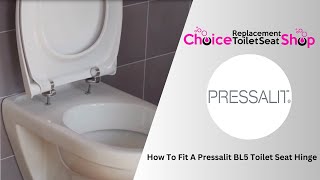 How To Fit A Pressalit BL5 Bottom Fix Toilet Seat Hinge [upl. by Elyrpa]