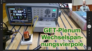 GETPlenum zu Wechselspannungsvierpolen mit Experimenten mit einem RLCMeter und Peer Instruction [upl. by Yehsa]