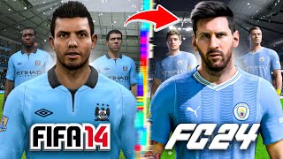 I Rebuild Manchester City From FIFA 14 to FC 24 [upl. by Dygert976]