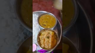 Sambar chawal 🔥💯😠🤪 cooking food recipe howtomakematarchaat tasty [upl. by Oramlub]