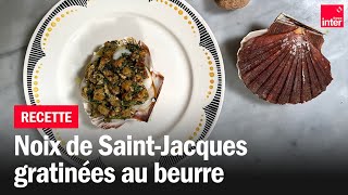 Les noix de SaintJacques  Les recettes de FrançoisRégis Gaudry [upl. by Soinotna726]