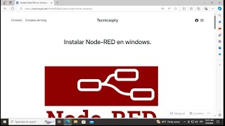 Instalar NodeRed en Windows [upl. by Rennug]