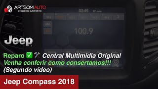 Compass 2018  Defeito Central Multimidia original vídeo 1  ArtsomAuto [upl. by Nylleoj]