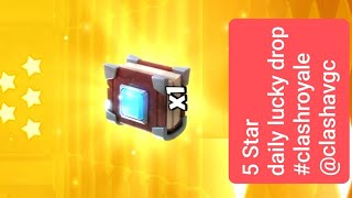 The LUCKIEST Clash Royale Player Reveals Daily 5 Star Drops [upl. by Namia]