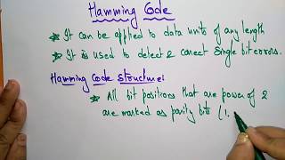 Error Detection amp Correction in Hamming code [upl. by Isabeau]