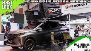 Perodua Aruz XCape With Camping Accessories Showcased At Malaysia Autoshow  Full Interior Exterior [upl. by Meeks]