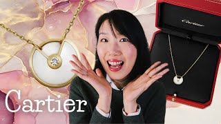 Discover the Magic Cartiers Amulette Necklace in Mother of Pearl Revealed [upl. by Yezdnil]