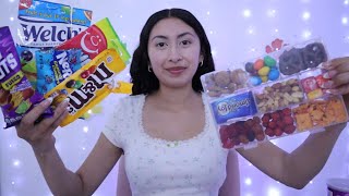 ASMRPacking Candy Snack Boxes 🍭🍬🩷 [upl. by Eireva900]