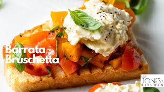 How to make Burrata Bruschetta [upl. by Dominic]