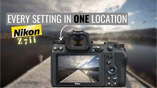 How To Simplify Your Nikon Z7ii Landscape Photography Settings One Button Preset [upl. by Cailly]