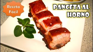 PANCETA DE CHANCHO AL HORNO  Receta Fácil y Deliciosa 😋 [upl. by Bonnice]