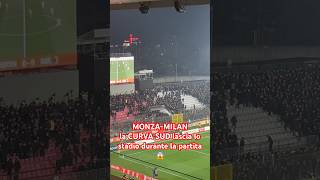 MONZAMILAN la CURVA SUD lascia lo stadio 😱🔴⚫️  Shorts [upl. by Natye]