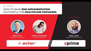 Webinar How to make EMR implementation successful for healthcare providers [upl. by Amelita]