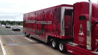 Budweiser Clydesdales Crossing the Prescott Bridge [upl. by Adara]