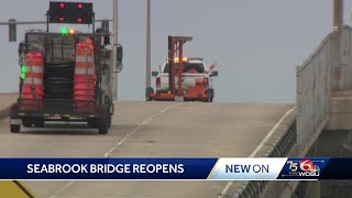 Seabrook Bridge reopens after monthslong closure [upl. by Lewls158]