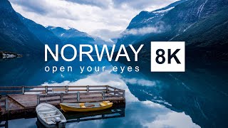 Norway in 8K ULTRA HD HDR  Most peaceful Country in the World 60 FPS [upl. by Irene]