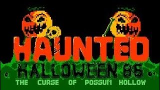 HAUNTED Halloween 86  The Curse Of Possum Hollow  NES  Gameplay [upl. by Alihet]