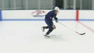 USA Hockey Skills and Drills  Backward to Forward Step Out [upl. by Yentnuoc]