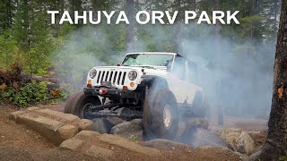 Jeep Wrangler JK on 42s wheelin at Tahuya ORV OnlyKarns Garage EP01 [upl. by Nike]