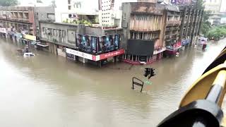 Flooding in India forces residents to flee [upl. by Eatnoed]