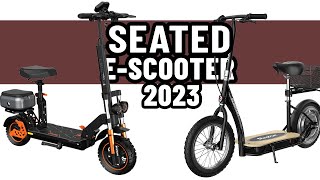 Best Electric Scooter with Seat 2023 [upl. by Nappie]