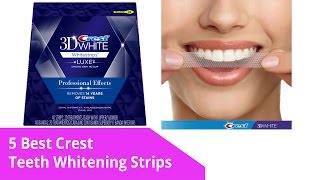 Best Whitening Strips Crest Teeth Whitening Strips 2017 [upl. by Ecinuahs]