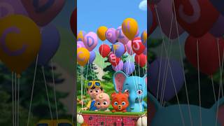 Learn ABCs Balloon Challenge 🎈 cocomelon shorts kidslearning [upl. by Loyce735]