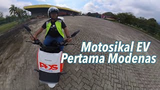 Tunggangan Motosikal EV Pertama Modenas MEV1 Pro  Akan Digunakan Pos Malaysia [upl. by Caitrin723]