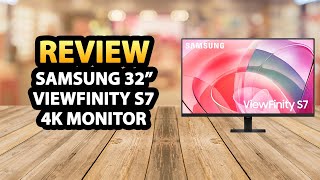 Samsung 32 Inch ViewFinity S7 S70D 4K UHD Monitor ✅ Review [upl. by Aciretnahs]