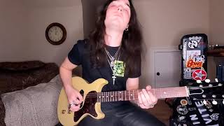 THE STOOGES TV EYE Guitar Cover DEVIN VITEK [upl. by Elraet862]