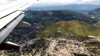 Tegucigalpa International Airport Landing 60 FPS [upl. by Anazus]