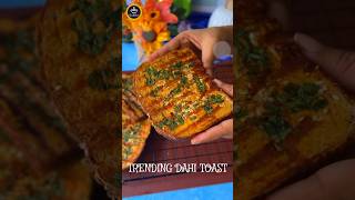 TRENDING DAHI TOAST  5 Mins Healthy Breakfast Idea  How To Make Dahi Toast shortsindia shorts [upl. by Azil]