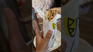 failed shawarma roll foodie trending shorts shawarma [upl. by Tenahs]