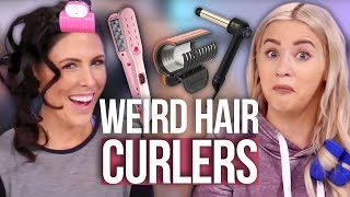 5 Weird Ways to Curl Your Hair AGAIN Beauty Break [upl. by Niwde]