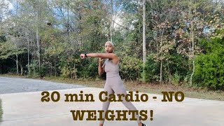 Workout with Vee 20 min Cardio  NO WEIGHTS [upl. by Atterbury]