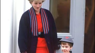 Princess Diana on Prince William’s first day at Wetherby School in London 1987 [upl. by Rust]