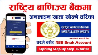 How To Open Account In Rastriya Banijya Bank 2023 RBB Online Account Opening Tutorial By Techno Kd [upl. by Chobot]